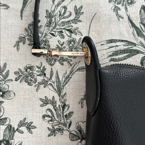Kate Spade Black Pebbled Leather Shoulder Bag/crossbody bag. NWOT, never used. - Picture 3 of 4